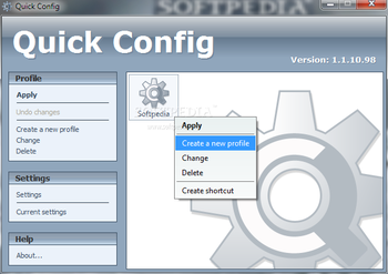 Portable Quick Config screenshot
