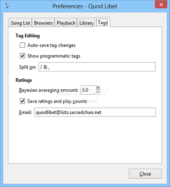 Portable Quod Libet screenshot 13