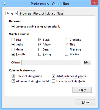 Portable Quod Libet screenshot 9