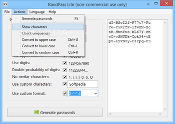 Portable RandPass Lite screenshot 3