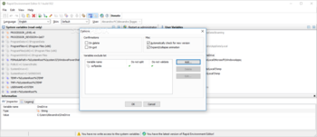 Portable Rapid Environment Editor screenshot 3