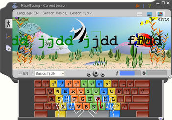 Portable Rapid Typing Tutor screenshot 3