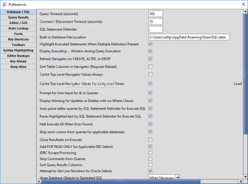 Portable RazorSQL screenshot 14