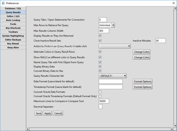 Portable RazorSQL screenshot 15