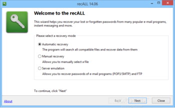 Portable recALL screenshot