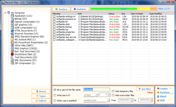 Portable Recover Files screenshot