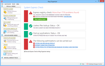 Portable Reg Organizer screenshot