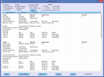 Portable Rental Property Tracker Lite screenshot 10