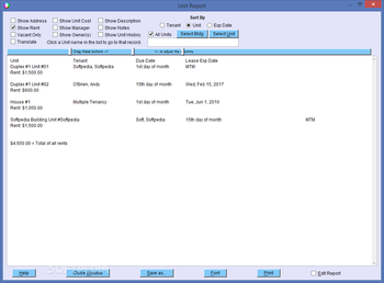 Portable Rental Property Tracker Lite screenshot 11