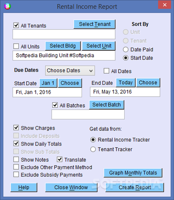 Portable Rental Property Tracker Lite screenshot 12