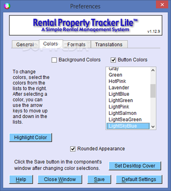 Portable Rental Property Tracker Lite screenshot 17