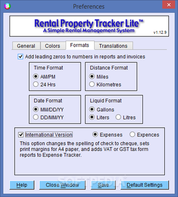 Portable Rental Property Tracker Lite screenshot 18