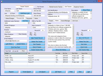 Portable Rental Property Tracker Lite screenshot 3