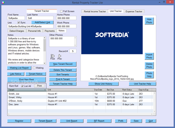 Portable Rental Property Tracker Lite screenshot 6