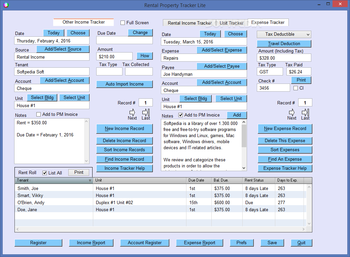 Portable Rental Property Tracker Lite screenshot 7