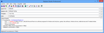 Portable Replace Studio Professional screenshot