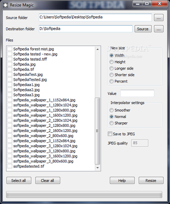 Portable Resize Magic screenshot