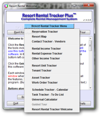 Portable Resort Rental Tracker Plus screenshot 4