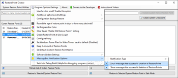 Portable Restore Point Creator screenshot 6