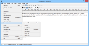 Portable RichEdit screenshot 2