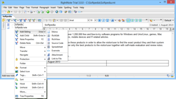 Portable RightNote screenshot 2