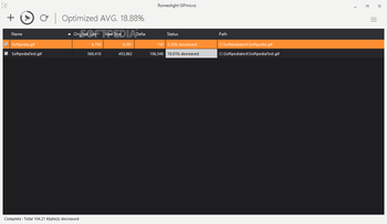 Portable Romeolight GIFmicro screenshot