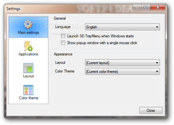 Portable SE-TrayMenu screenshot 2