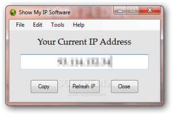 Portable Show My IP Software screenshot