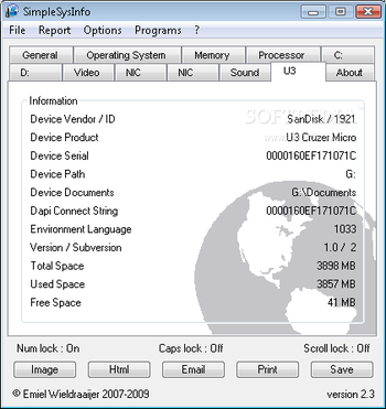 Portable SimpleSysInfo screenshot 11