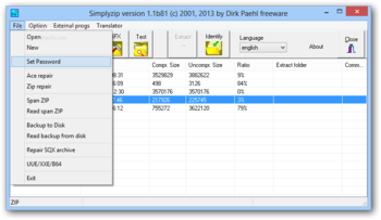 Portable Simplyzip screenshot 3