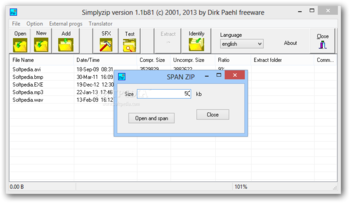 Portable Simplyzip screenshot 8