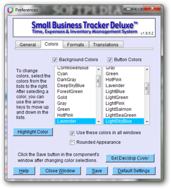 Portable Small Business Tracker Deluxe screenshot 11