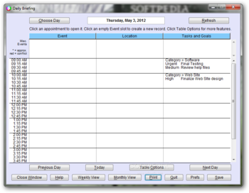 Portable Small Business Tracker Deluxe screenshot 2