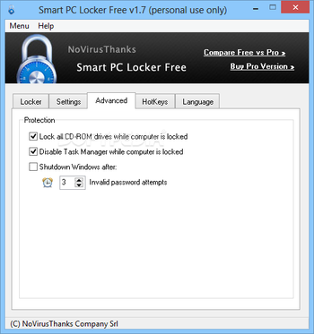 Portable Smart PC Locker screenshot 3