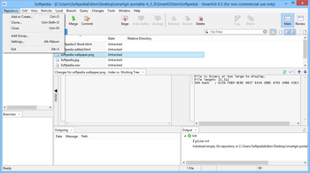 Portable SmartGit screenshot 2