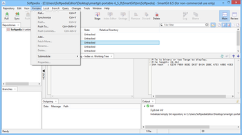 Portable SmartGit screenshot 4