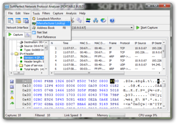 Portable SoftPerfect Network Protocol Analyzer screenshot 5