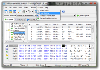 Portable SoftPerfect Network Protocol Analyzer screenshot 7