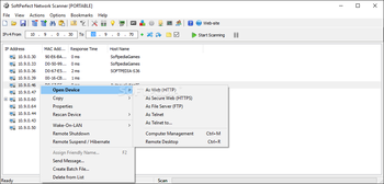 Portable SoftPerfect Network Scanner screenshot 2