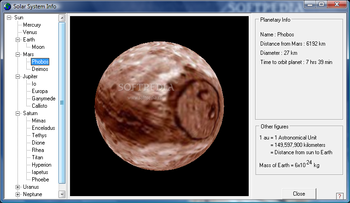 Portable Solar System Information screenshot