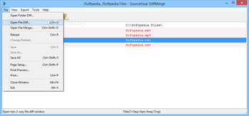 Portable SourceGear DiffMerge screenshot 5