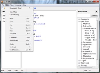Portable SpeQ Mathematics screenshot 2