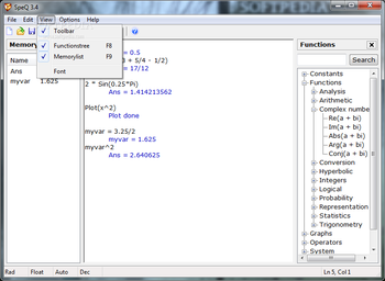 Portable SpeQ Mathematics screenshot 3