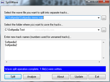 Portable SplitWave screenshot