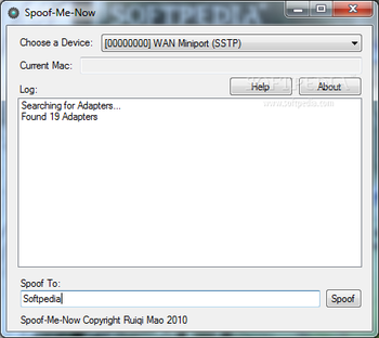 Portable Spoof-Me-Now screenshot