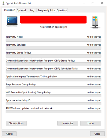 Portable Spybot Anti-Beacon screenshot 4