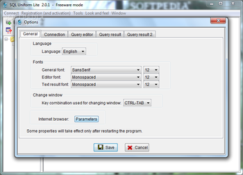 Portable SQL Uniform Lite screenshot 4