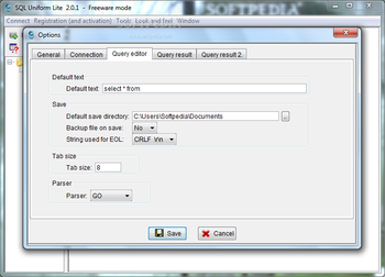 Portable SQL Uniform Lite screenshot 6