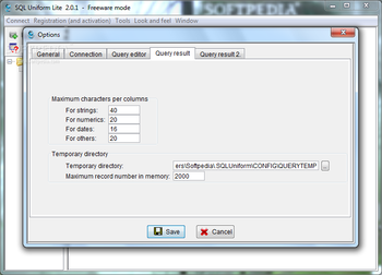 Portable SQL Uniform Lite screenshot 7