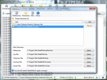 Portable StealthNet screenshot 6